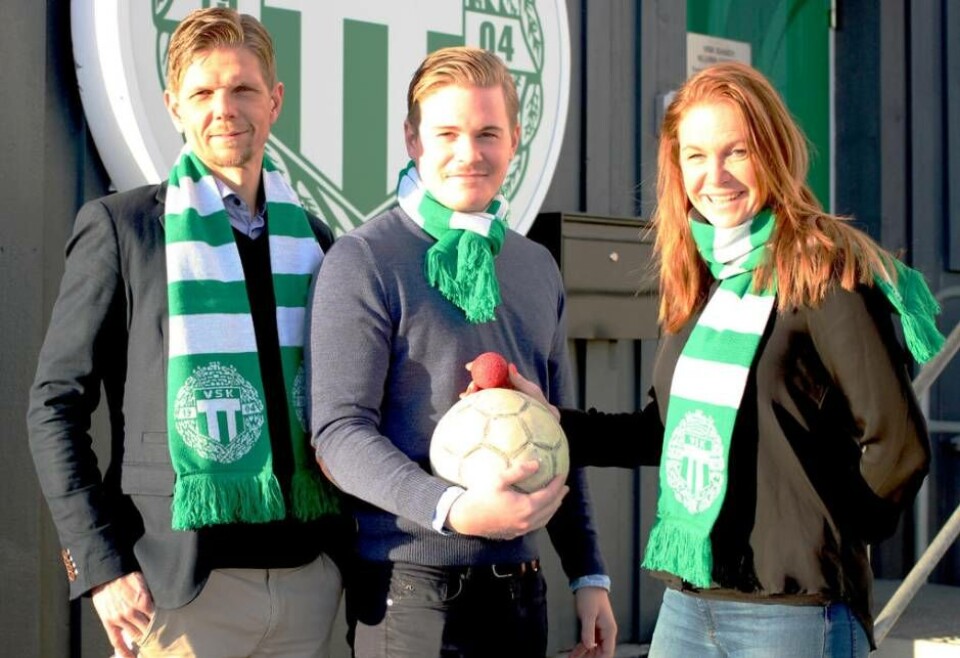 Nyförvärv. Tomas Carlsson, Henrik Lundgren och Annika Nehrer är Västerås SK:s senaste förstärkningar – på kanslisidan Foto: Dan Persson/VSK