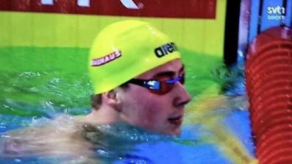 Gustaf Dahlman. Foto: Swedish Swim Team