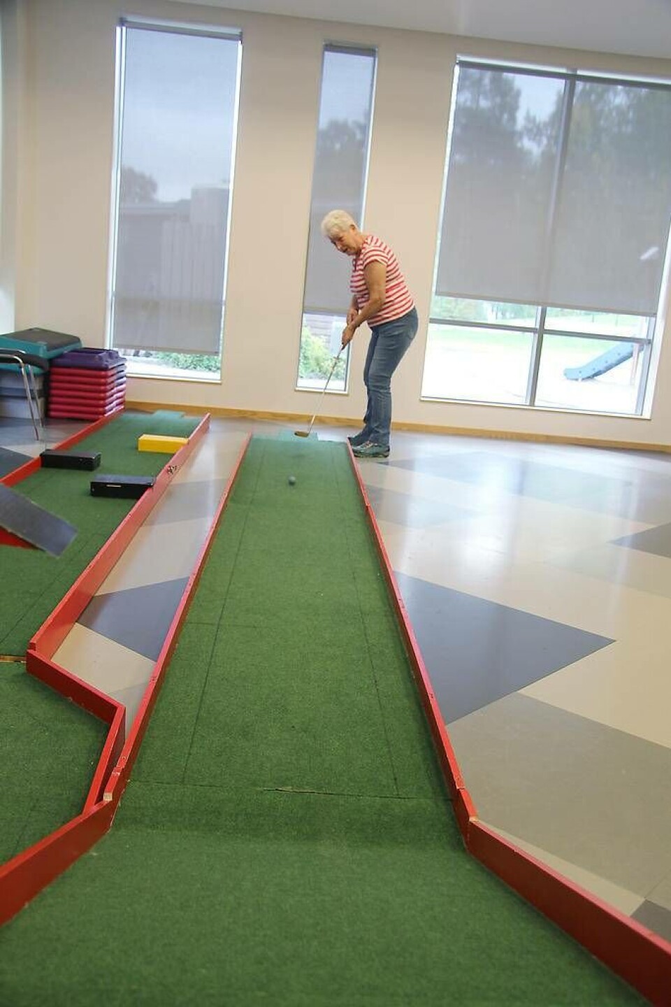 Bangolf. På Mötesplatsen finns en bangolfgrupp. De tränar två gånger i veckan och spelar matcher på fredagarna.