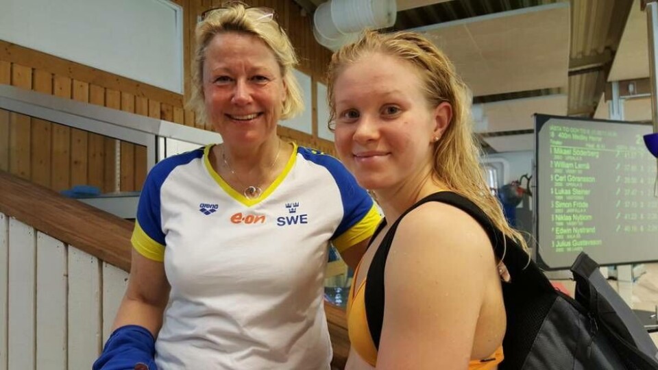 Förbundskaptenen Ulrika Sandmark och VSS-talangen Hannah Brunzell. Foto: VSS×1 / 3Visa bildtextBild 1 av 3