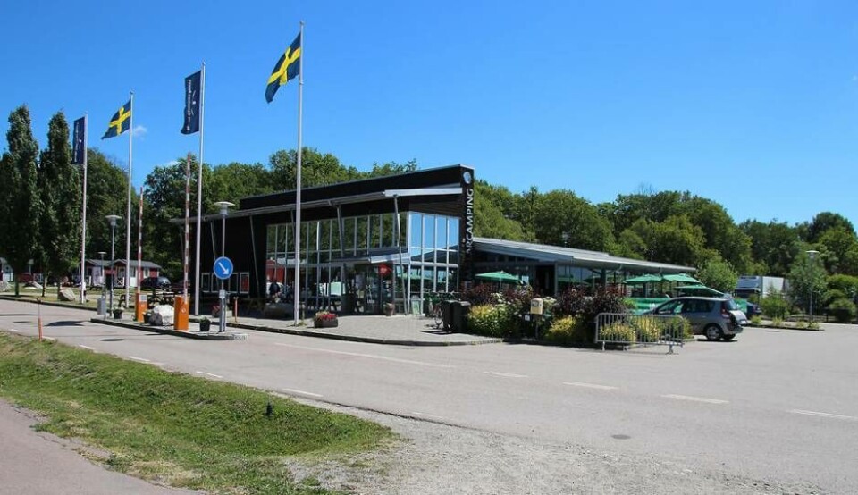 Fulltecknade dagar för personalen denna vecka på Västerås Mälarcamping. Foto: Jonas Bergkvist