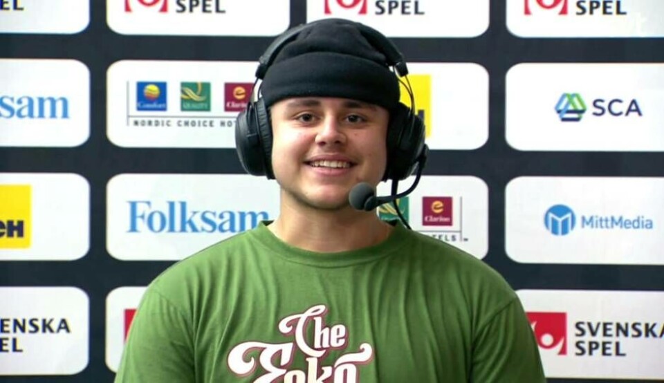 Axel Carlsson – dubbel svensk seniormästare i hip hop och hip hop battle. ”Jag försökte mest ha kul”, sa Axel, som inte hade så stora förväntningar efter att ha varit borta från tävlingsdansandet ett tag. Foto: SVT