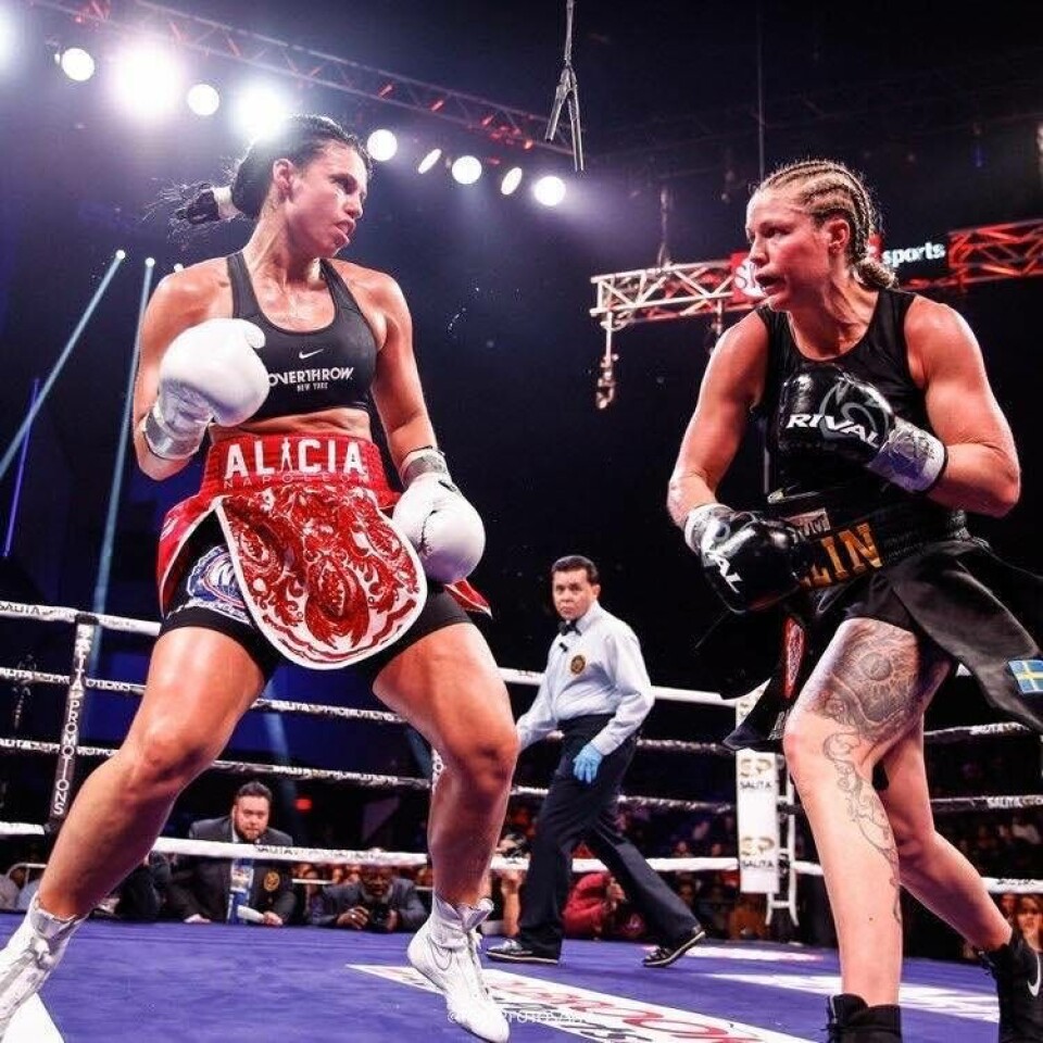 Elin Cederroos och Alicia Napoleon Espinosa i januari 2020. Foto: Stephanie Trapp/Showtime
