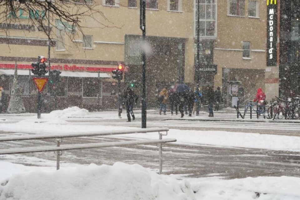 Nytt snöoväder drar in över Västmanland under måndagskvällen. Foto: Mostphotos