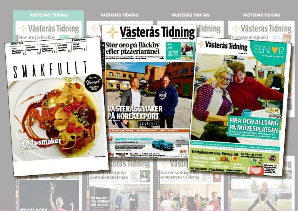 Läs helgens Västerås Tidning som e-tidning