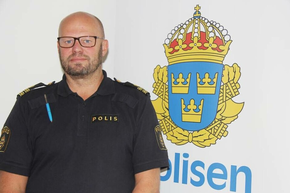 Leder polisen. Lars Jansson, poliskommissarie i lokalpolisområde Västerås. Foto: Helena Andersson