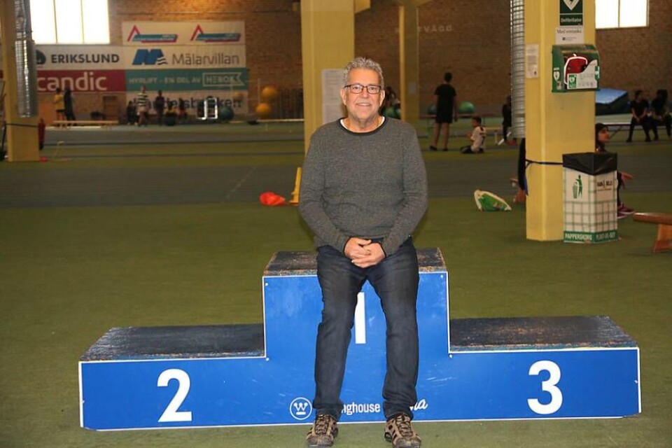 Per Tunander började själv att friidrotta som tolvåring och har bland annat varit DM-mästare i höjdhopp och kula. Foto: Sofie Tejre Per Tunander började själv att friidrotta som tolvåring och har bland annat varit DM-mästare i höjdhopp och kula. Foto: Sofie Tejre