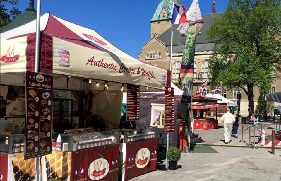 Matfest på Stora torget i dagarna fem med start i morgon tisdag. Foto: International Food Festival