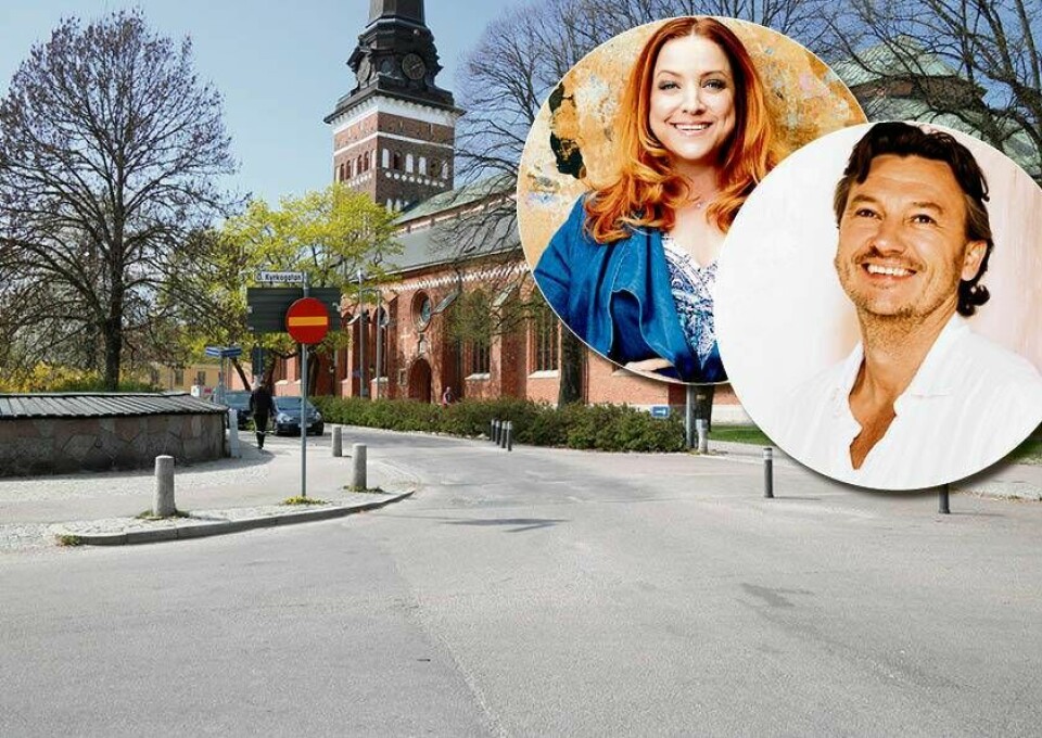 Shirley Clamp och Anders Ekborg kommer till domkyrkan i Västerås.