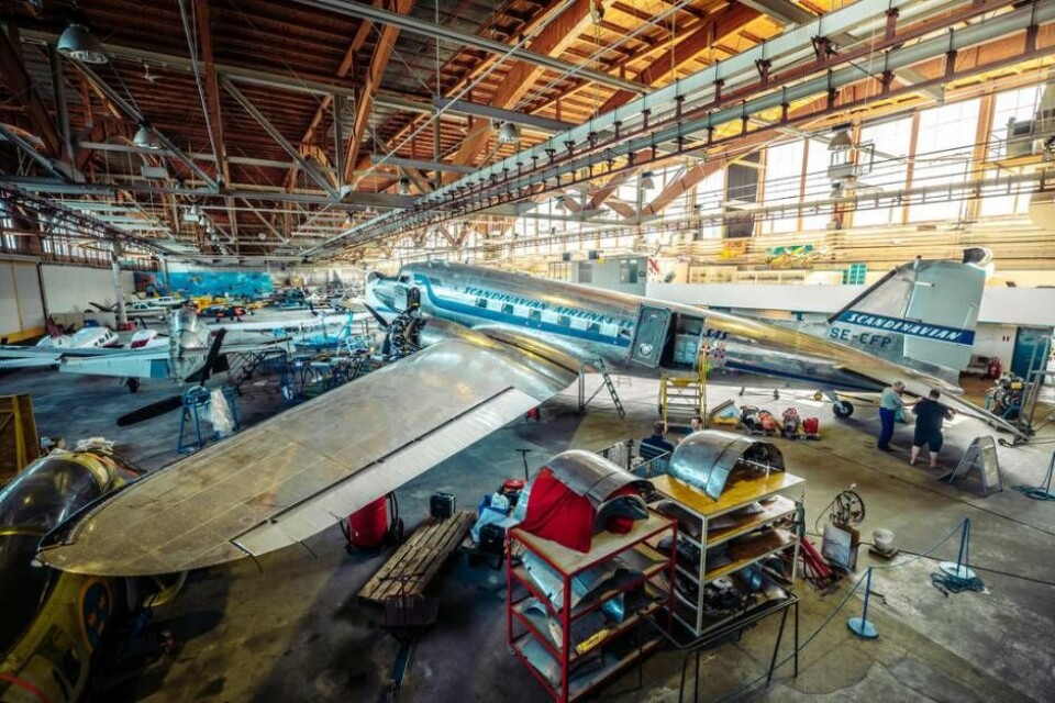 Mäktigt flygplan med mäktig historia. DC-3:an Daisy var bland annat med vid Dagen D då de allierade gick i land vid Normandie. Foto: Avig Kazanjian