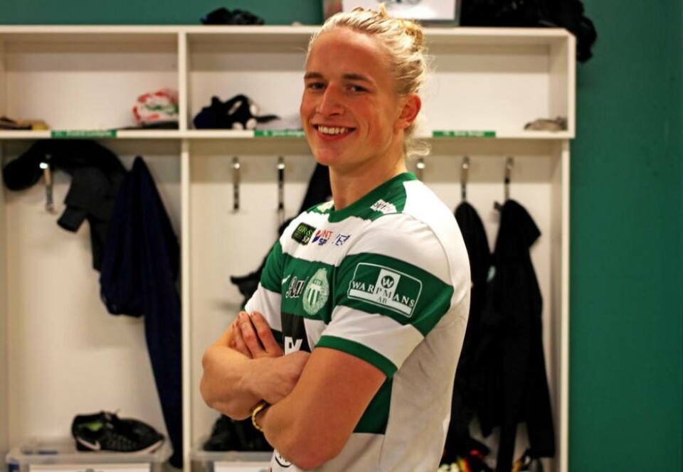 Douglas ”Dogge” Karlberg lämnar Skiljebo SK för VSK Fotboll. Foto: VSK Fotboll