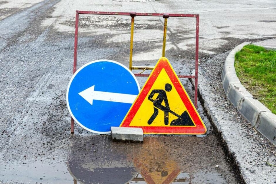 Vägarbete väntar på Norrleden i Västerås. Detta är en genrebild. Foto: Alexander Blinov
