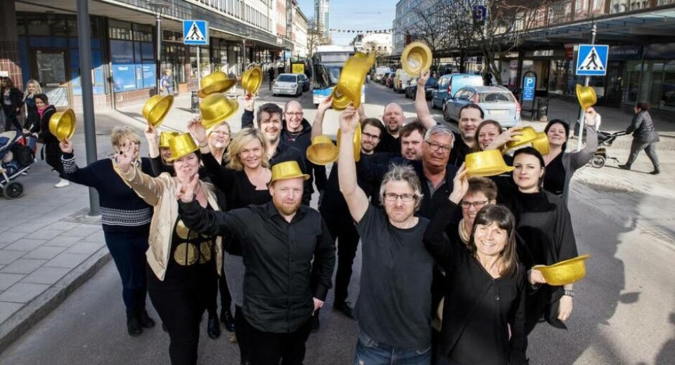 Västerås Tidnings personal hälsar alla läsare välkomna till nya Vasterastidning.se. Foto: JONAS BILBERG