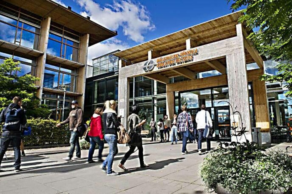 Öppet hus. Många nyfikna väntas besöka högskolan i veckan. Foto: Mdh
