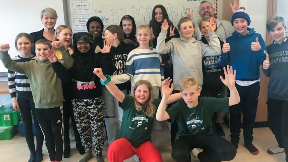 Riksfinal i Vi i femman för Brandthovdaskolan