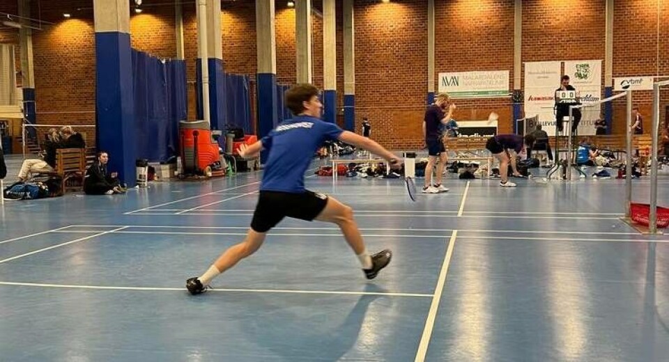 Egna produkten Anton Rosenqvist imponerade i seriespelet. Foto: VBMF