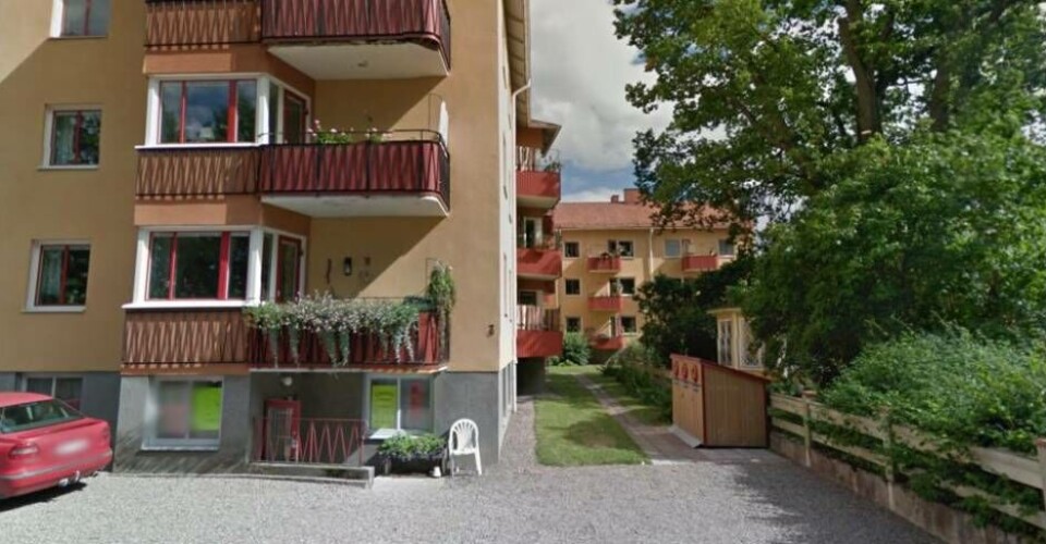 Bostadsrättsföreningen Bergshauptmannen får 33 500 kronor från Naturvårdsverket för projektet 'Normalladdning för bostadsrättföreningens boende'. Foto: Google street wiew