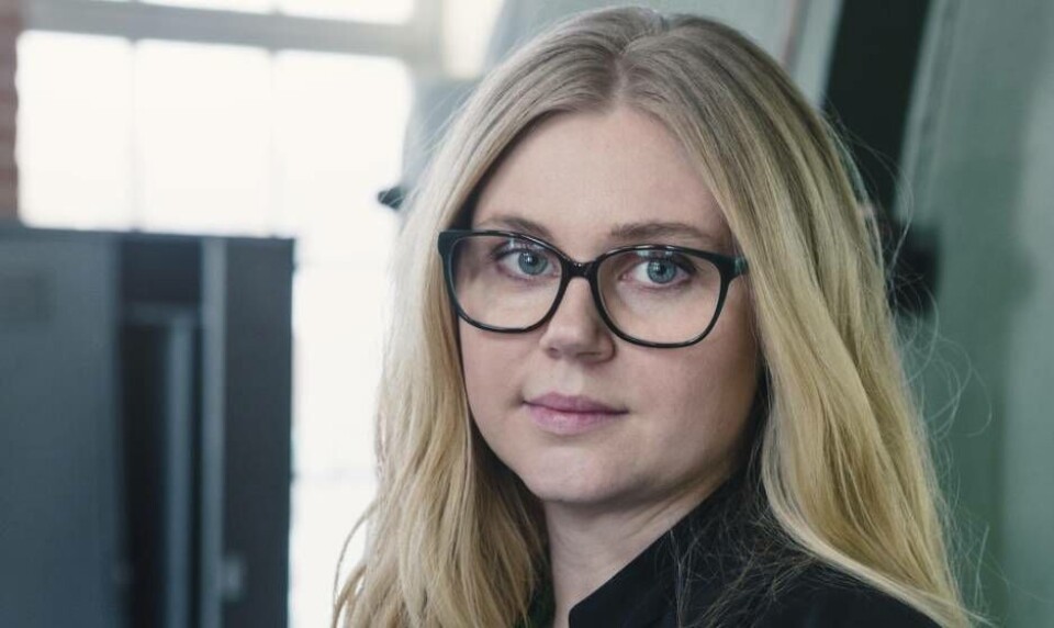 Annelie Salminen som är ordförande och en av grundarna till Transammans. Foto: Jakob Sjöman