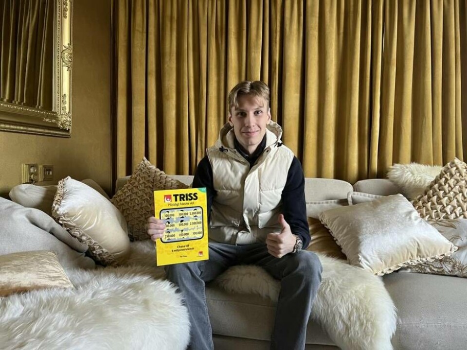 William från Västerås vann 100 000 kronor i direktsänd tv. Foto: Svenska Spel