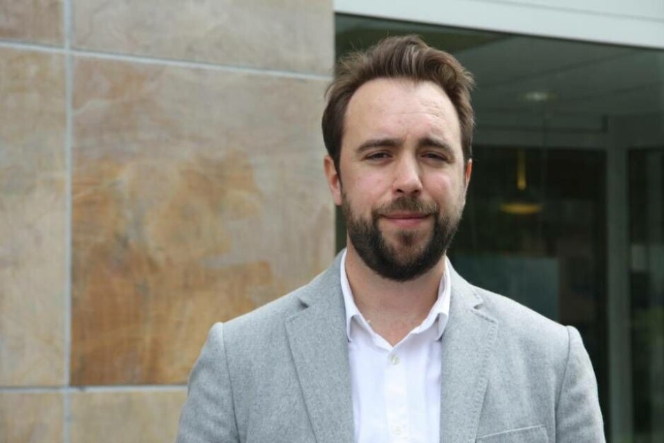 Marcus Löwing, analytiker på arbetsförmedlingen i Västerås. Foto: Sofie Tejre