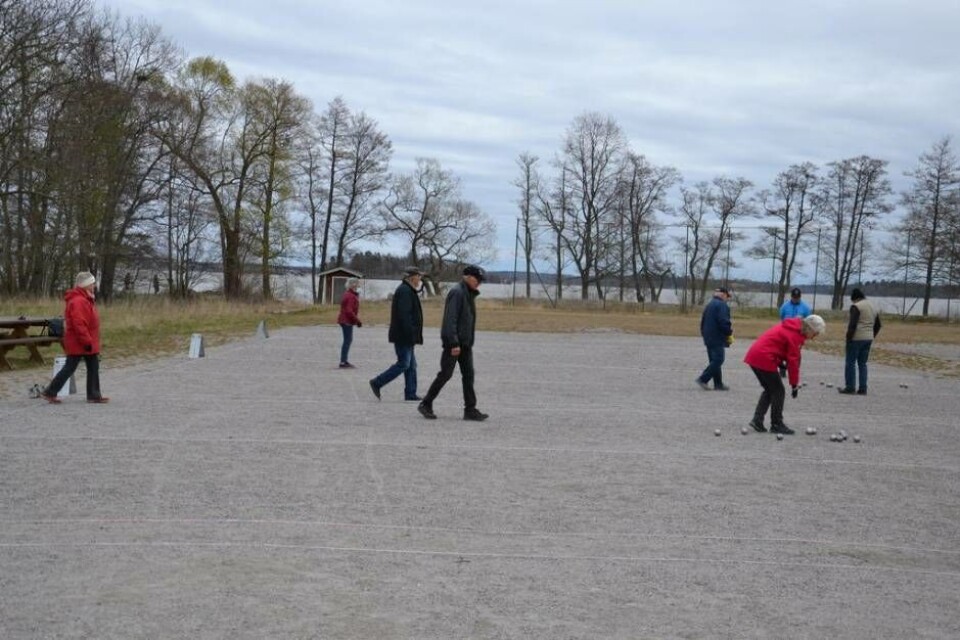 Äntligen boulen i luften för pensionärerna