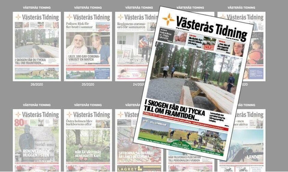 Läs helgens Västerås Tidning som e-tidning