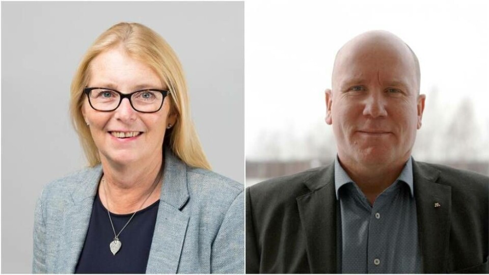 Elisabeth Unell (M), oppositionsråd i Västerås, och Håkan Nilsson (M), andre vice ordförande i miljö- och konsumentnämnden. Foto: Moderaterna