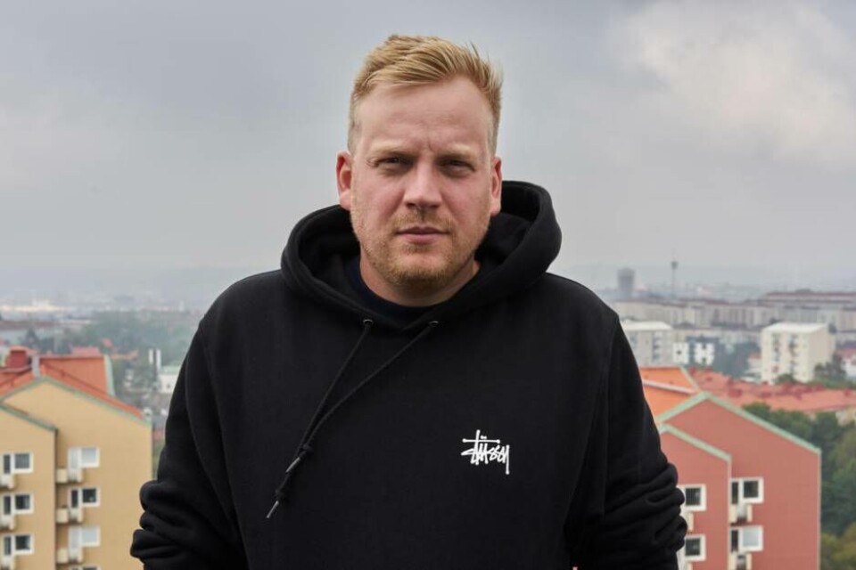 Pontus Gustavsson från podcasten Gatuslang kommer på besök till Västerås. Foto: Sanna-Maria Cacatian