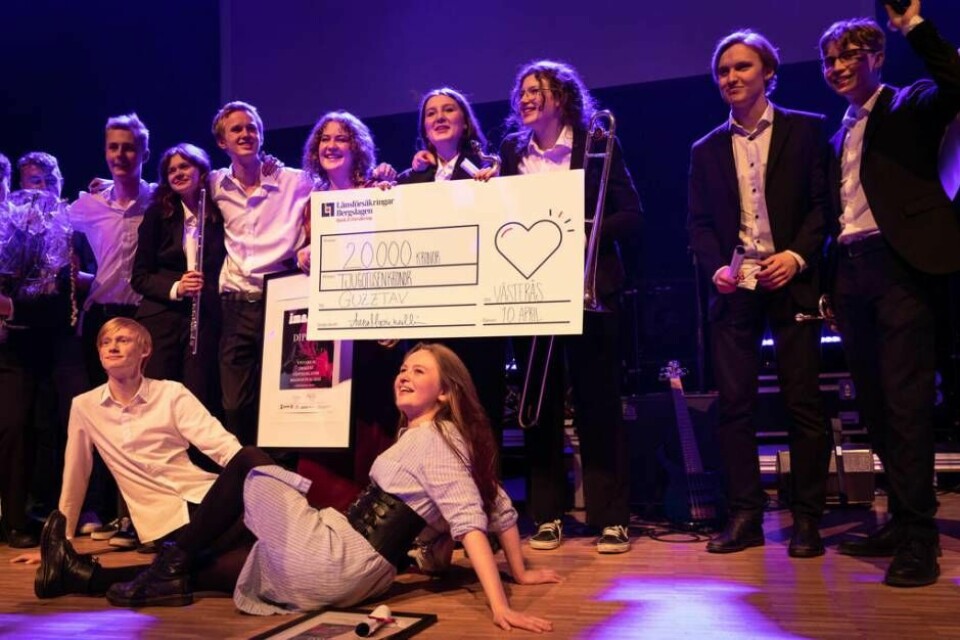 Bandet vann ett stipendium värt 20 000 kronor. Foto: Stefan Lindgren