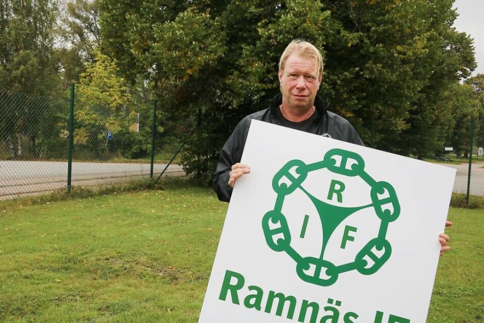 Kalle Stigevik ordförande i Ramnäs IF sen 15 år ser fram emot festdagen. Foto: Helena Andersson