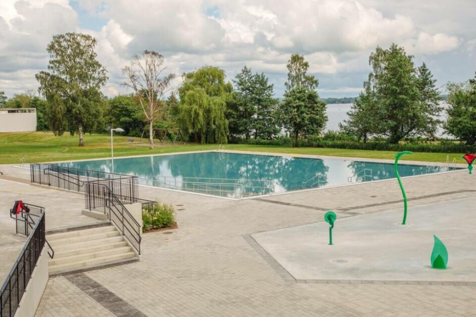 Den stora bassängen är renoverad. Foto: Avig Kazanjian