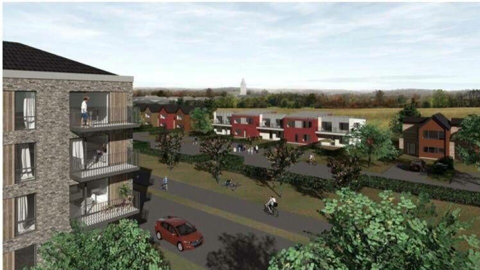 Så här kan det komma att se ut i Dingtuna i framtiden. Foto: Västerås stad/Metod arkitekter AB