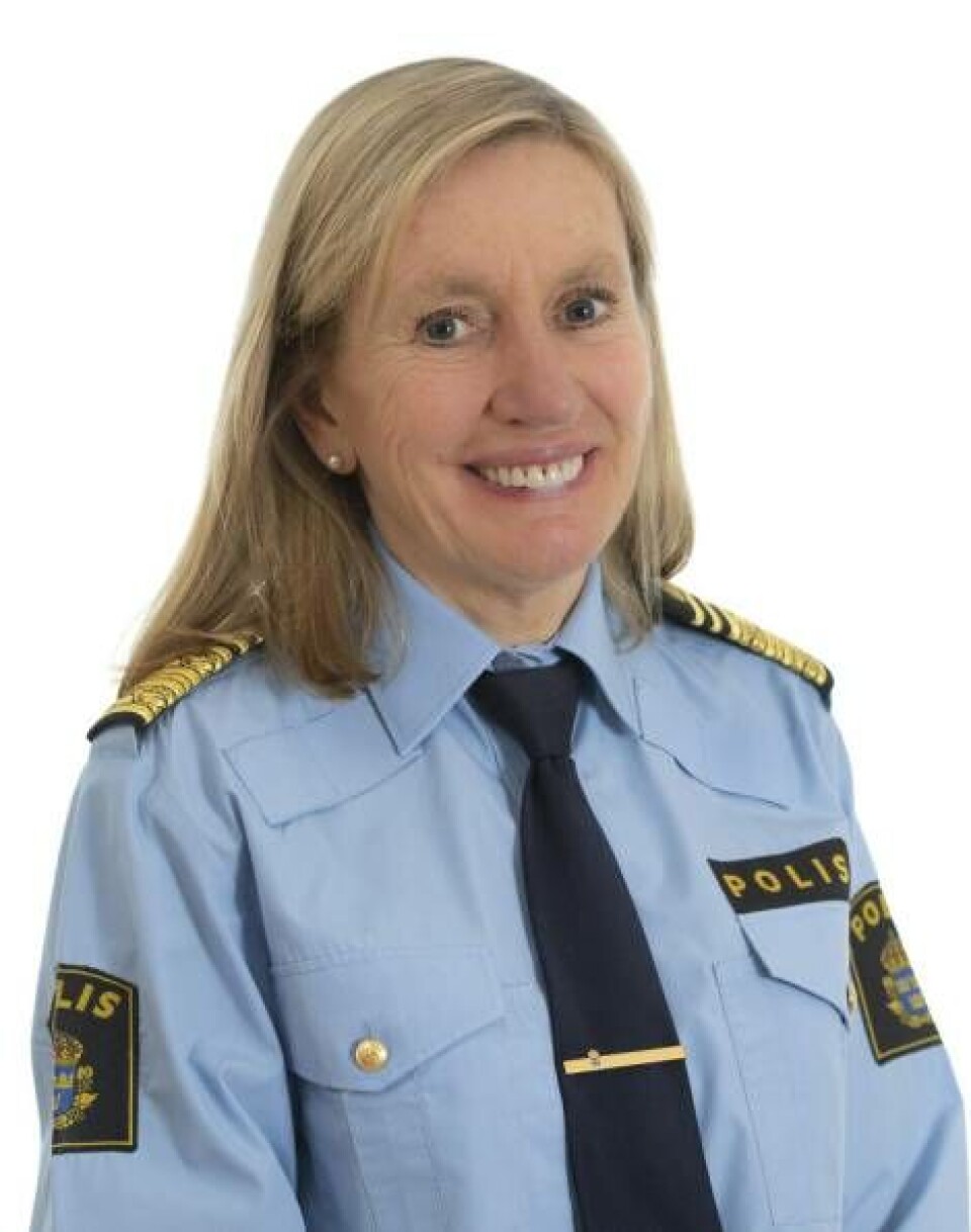 Regionpolischef. Carin Götblad är högsta polischef i polisområde Mitt. Foto: LARS HEDELIN