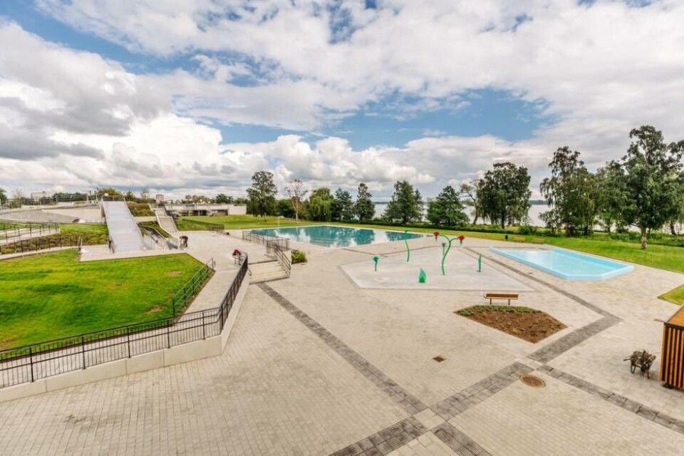 Det blir ingen öppning av Lögarängsbadet i sommar. Foto: Avig Kazanjian