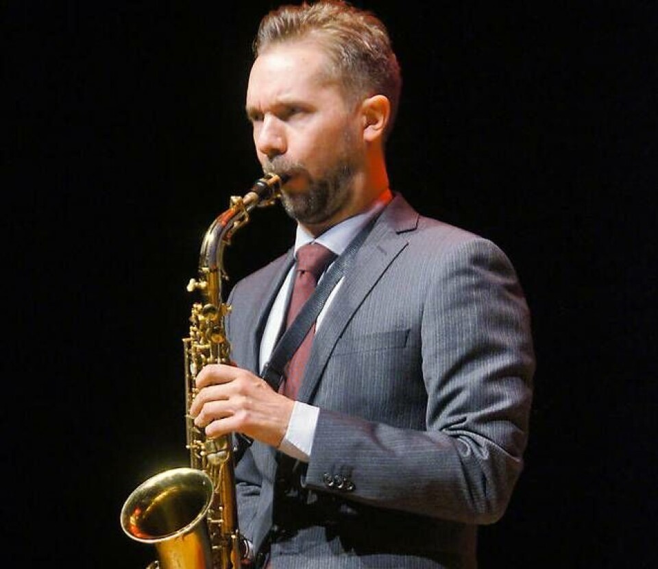 JAZZPROFIL. Klas Lindquist med sin kvartett gästar i Västerås Konserthus på tisdag. Foto: Claes Tillander