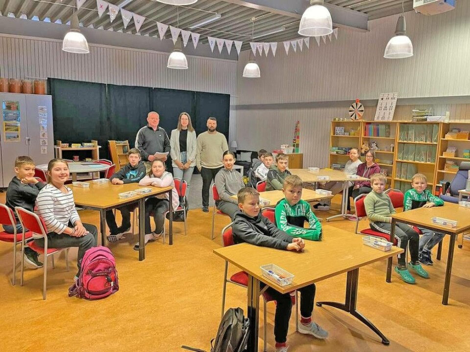 KLASS. Barn från Ukraina går nu i förberedelseklass. Foto: PRIVAT