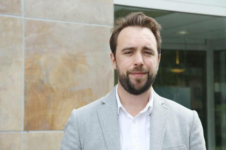 Analytiker. Marcus Löwing från arbetsförmedlingen i Västerås. Foto: Sofie Tejre