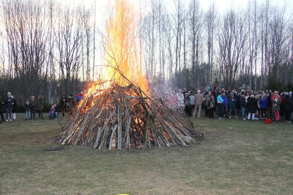Den 30 april kan västeråsarna återigen njuta av bland annat en het brasa på Anundshög. Foto: Västerås Tidning