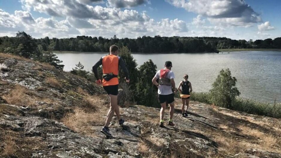 Vacker löpning. Natursköna Ängsö trail run ökar i både deltagarantal och status i år. Tredje upplagan avgörs på lördag. Foto: Westeros trail running society
