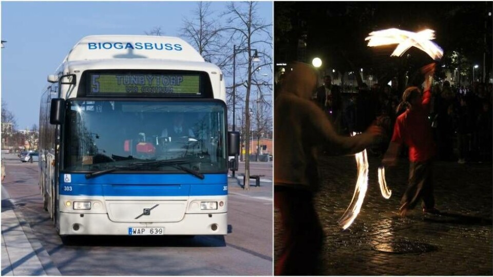 Under Kulturnatten är det fria bussresor i hela Västerås kommun. Foto: Arkivbilder