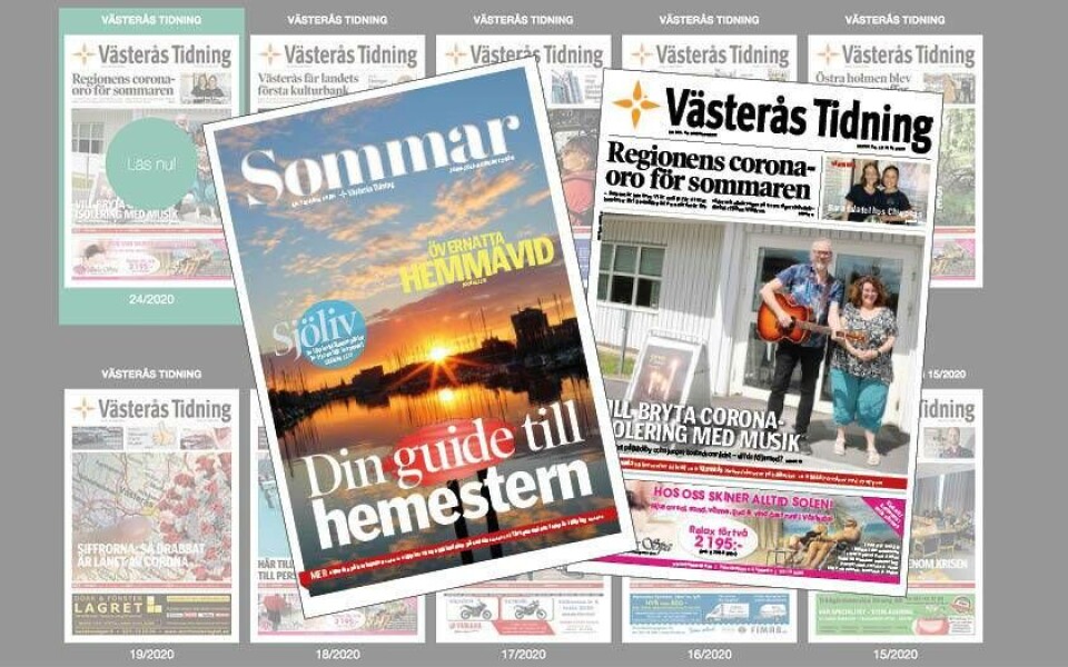 Läs helgens Västerås Tidning som e-tidning