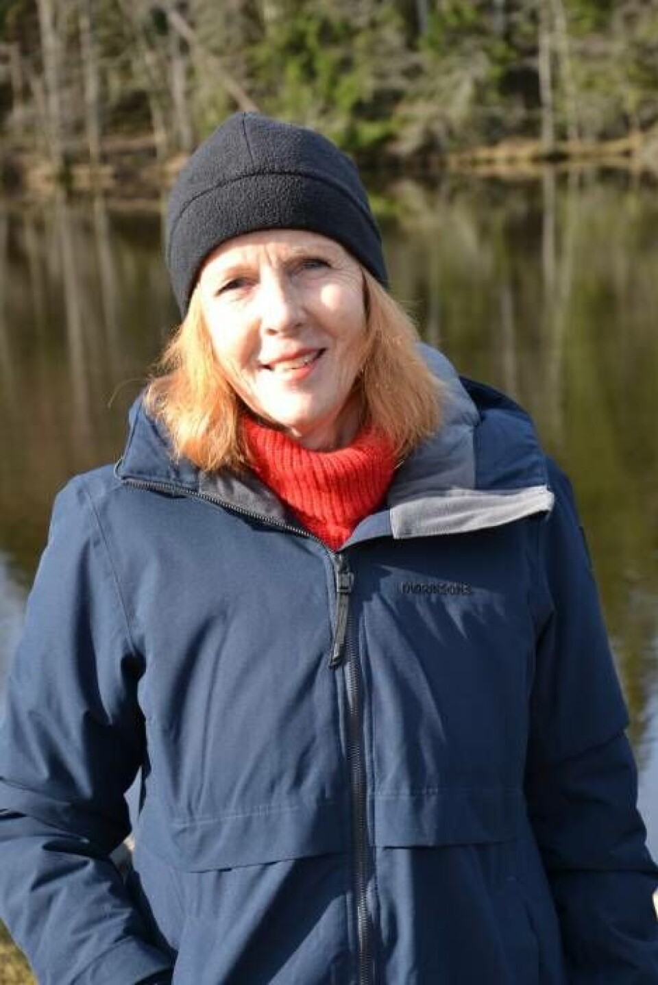 'Urmodern'. Kerstin Pistol startade gruppen Kerstins badnymfer hösten 2019 och sen dess har hon kallbadat över sjuttio gånger. Foto: Helena Andersson
