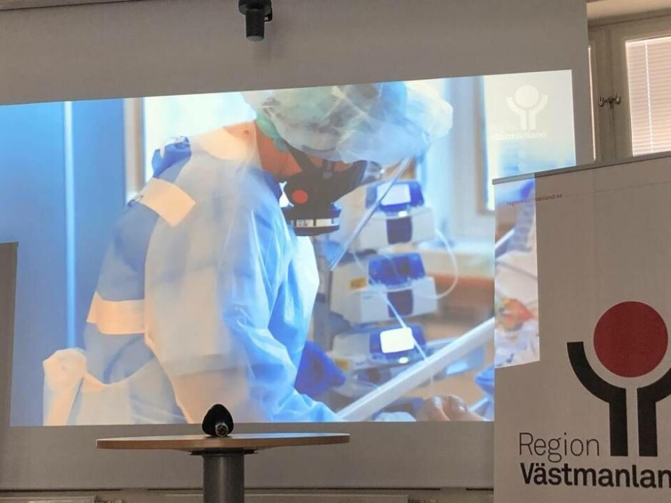 Det är fortsatt högt tryck på intensivvården i Västmanland. Foto: Sofie Tejre