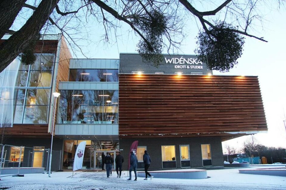 Widénska gymnasiets nya byggnad. Foto: Ludwig Vesterström