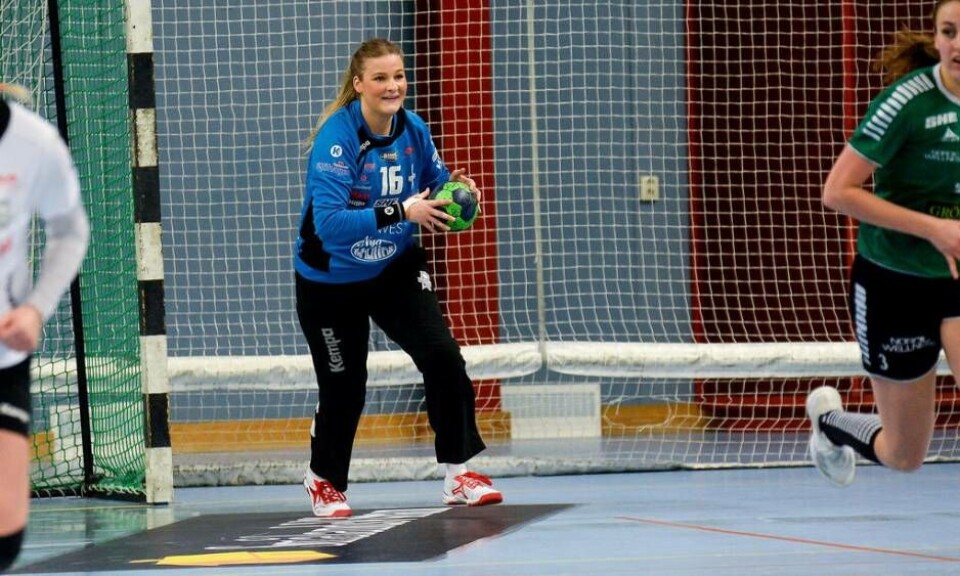 Tvåa. VI-keepern Irma Schjött är tillbaka med besked efter en skadefylld höst. Foto: Stefan Lindgren
