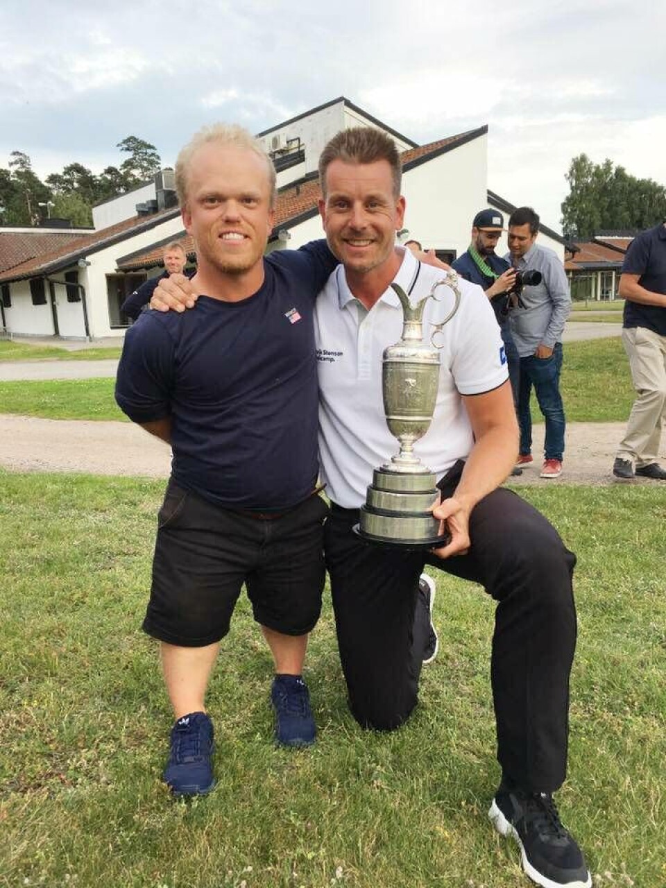 ”JB” kommer att hänga med svenska proffset och paragolfambassadören Henrik Stenson som bor i Orlando. Foto: Privat