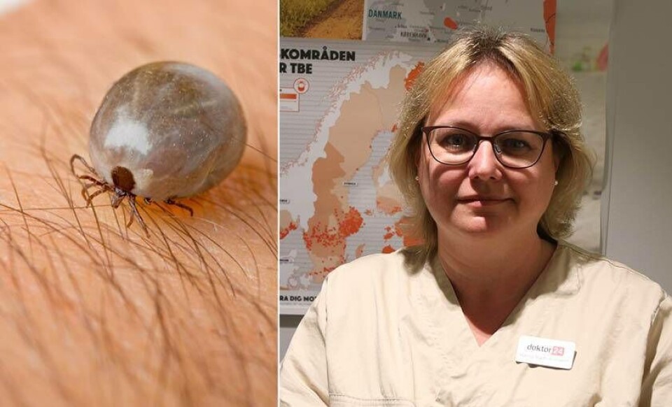 Hanna Bladh Svensson arbetar som sköterska på Doktor24 och tycker att alla som kan ska ta fästingvaccin.