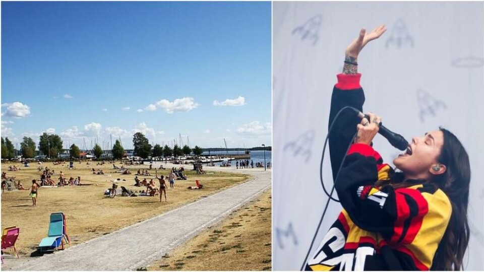 Laddat för fest på Lögastrand i dagarna tre. Foto: Daniel Linderberg/Mostphotos