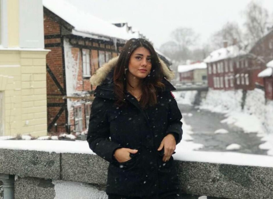 Julita Saner på hemmaplan i Västerås. Bilden är från februari 2019 när Västerås Tidning uppmärksammade tennisproffset i en längre intervju. Foto: julitasaner.com