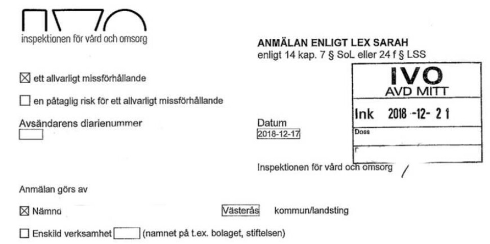 Anmäls efter hämndattack på dagcenter